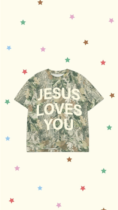 PREORDER Kids Vintage Camo Cotton Collective JLY Tee