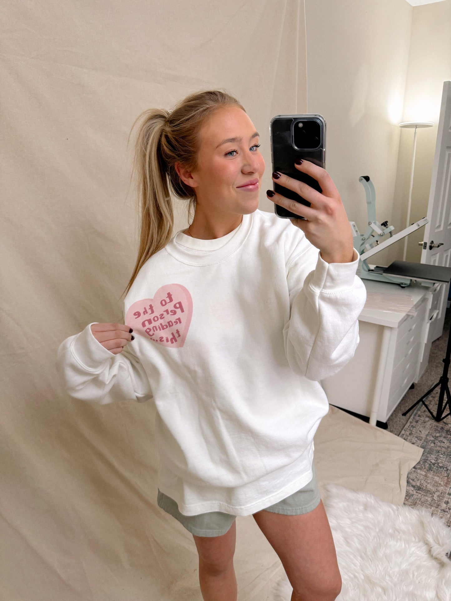 Candy Hearts Pullover