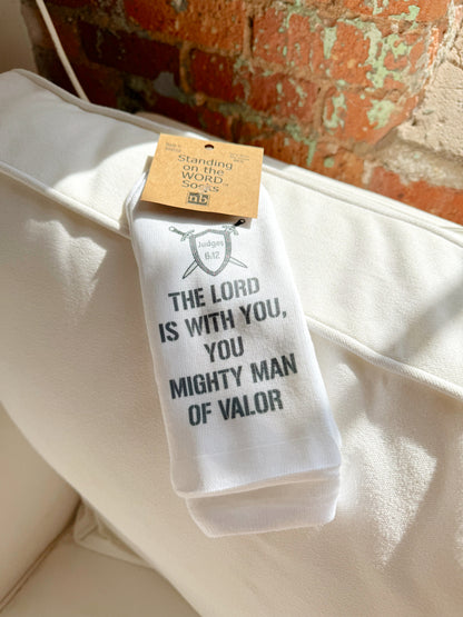 Mighty Man of Valor Men’s Socks