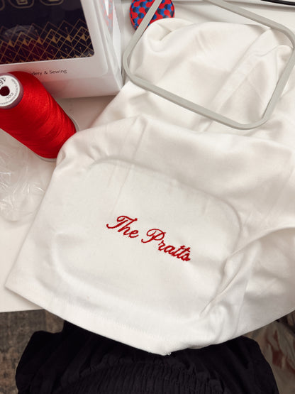 Custom Embroidered Dish Towel