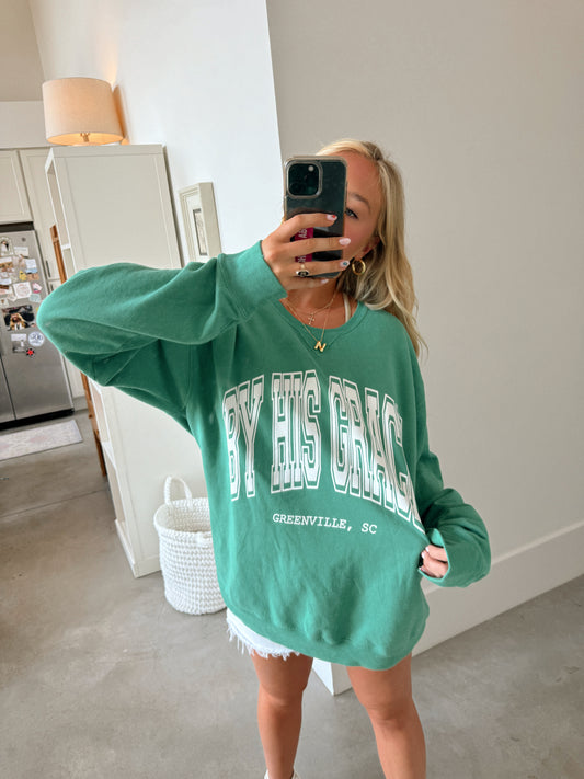 Retro BHG Varsity Crewneck