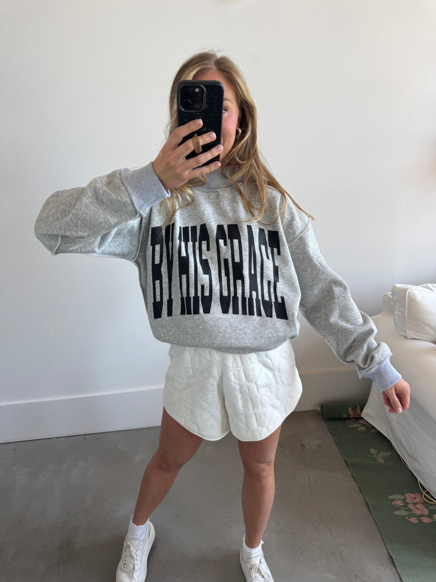 JESUS x  BHG Reversible Fleece Mockneck