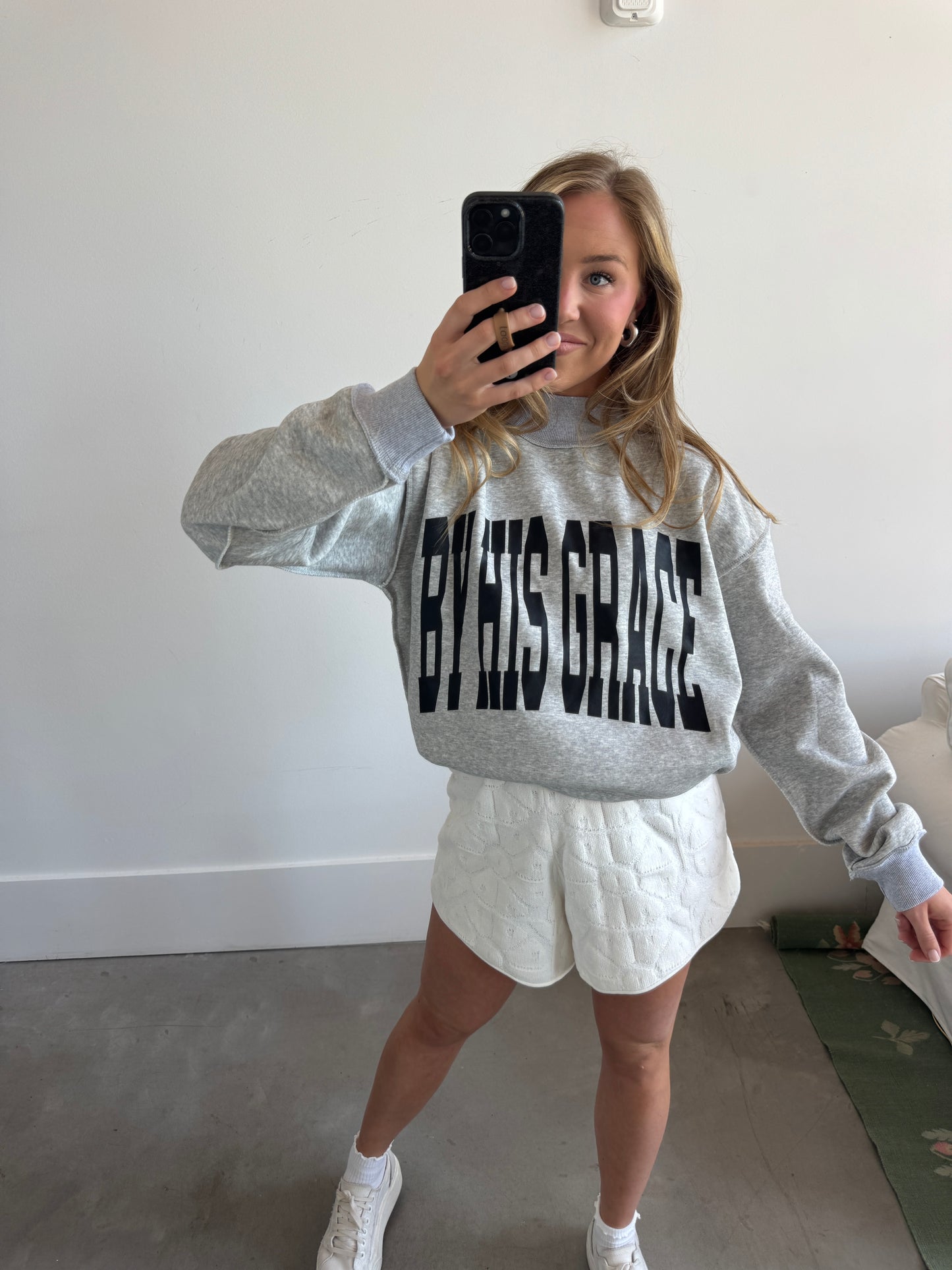 JESUS x  BHG Reversible Fleece Mockneck