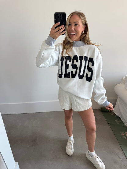 JESUS x  BHG Reversible Fleece Mockneck