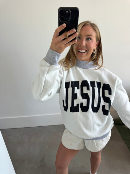 JESUS x  BHG Reversible Fleece Mockneck