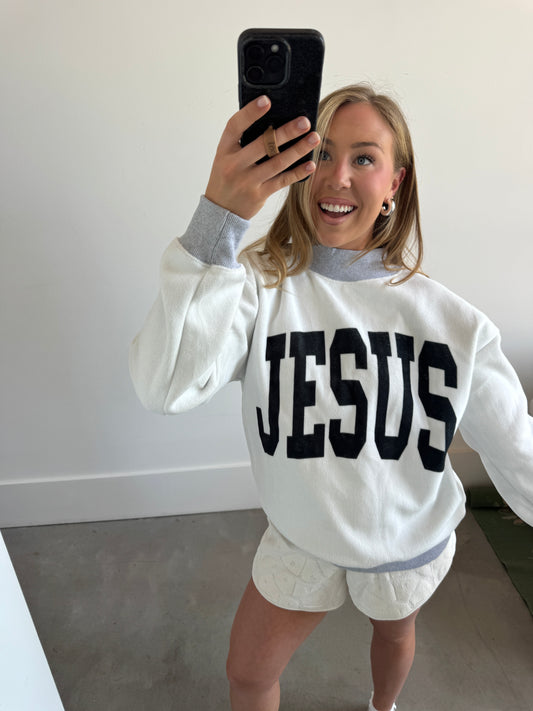 JESUS x  BHG Reversible Fleece Mockneck