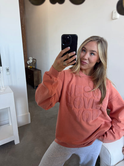 Pumpkin Spice JLY Comfort Colors Pullover