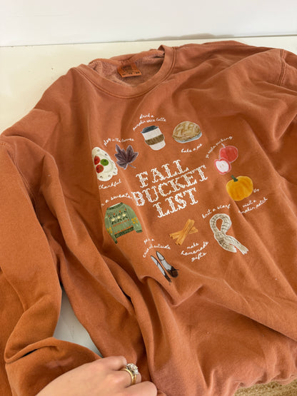 OOPS! Fall Bucket List Sweater - XL