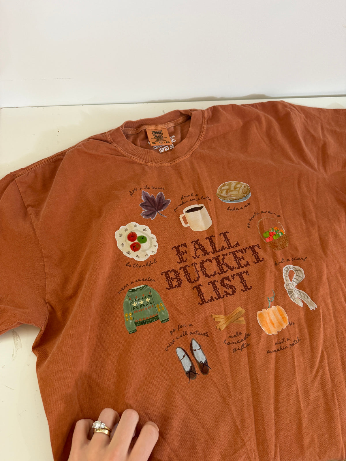 OOPS! Fall Bucket List Tee - XL