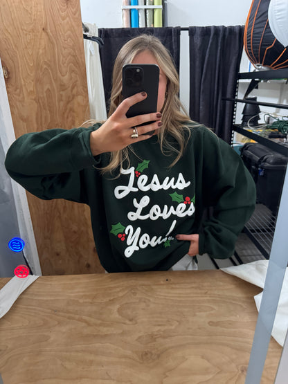 Christmas Holly Multicolor JLY Pullover