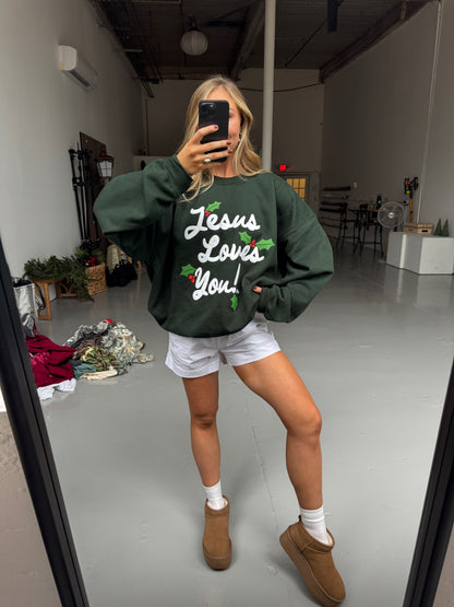 Christmas Holly Multicolor JLY Pullover