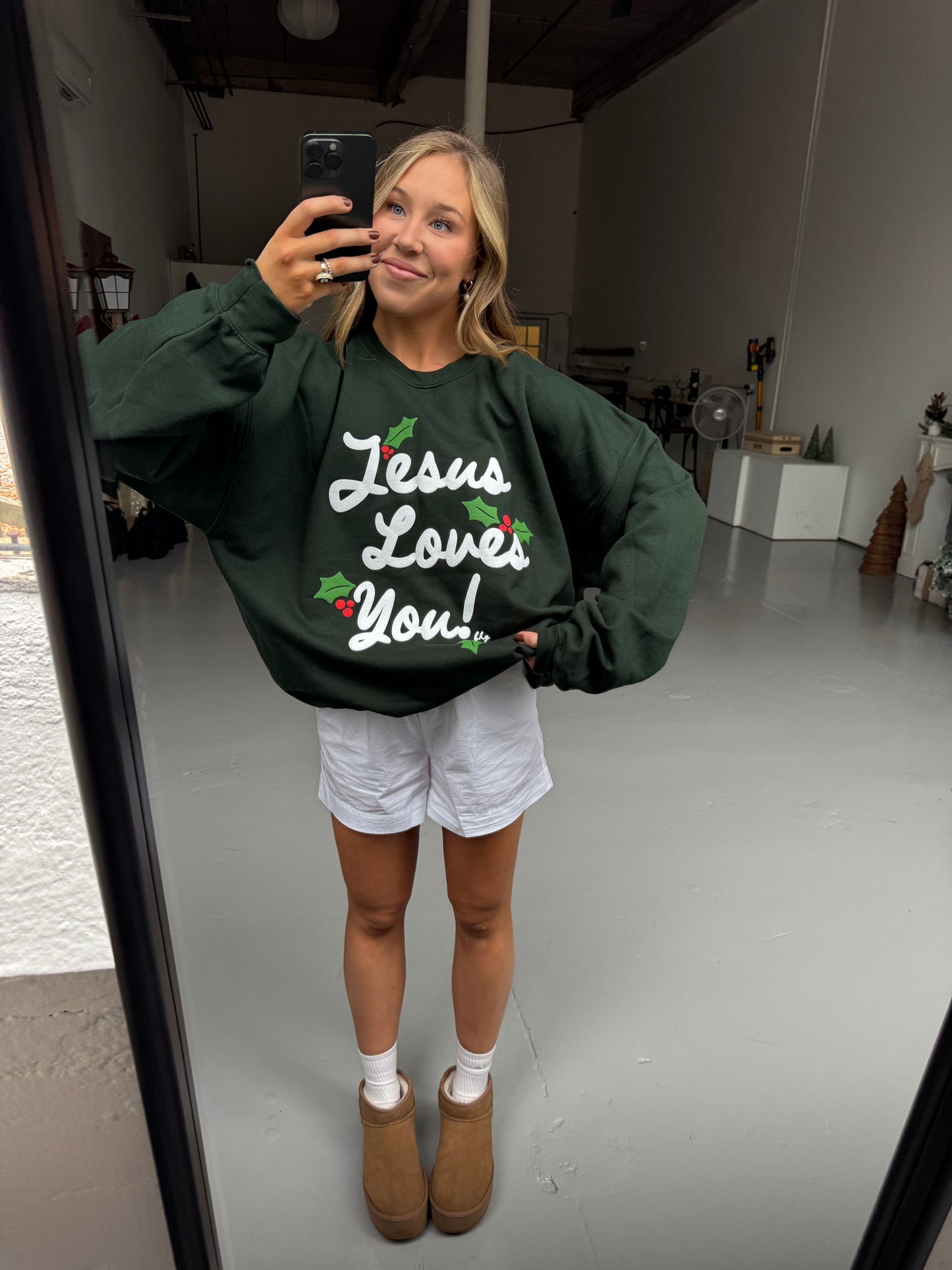 Christmas Holly Multicolor JLY Pullover