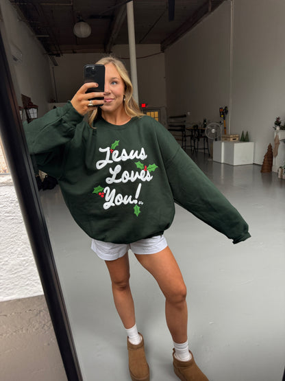 Christmas Holly Multicolor JLY Pullover