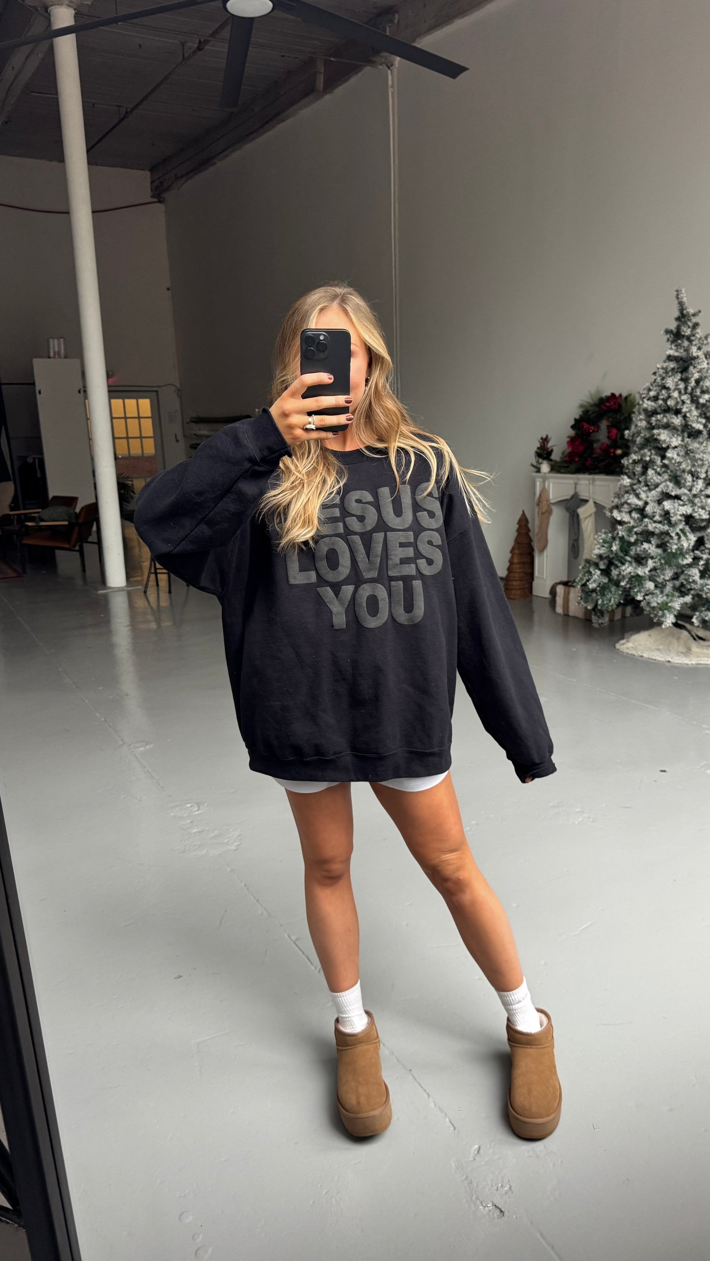 JLY Black on Black Pullover