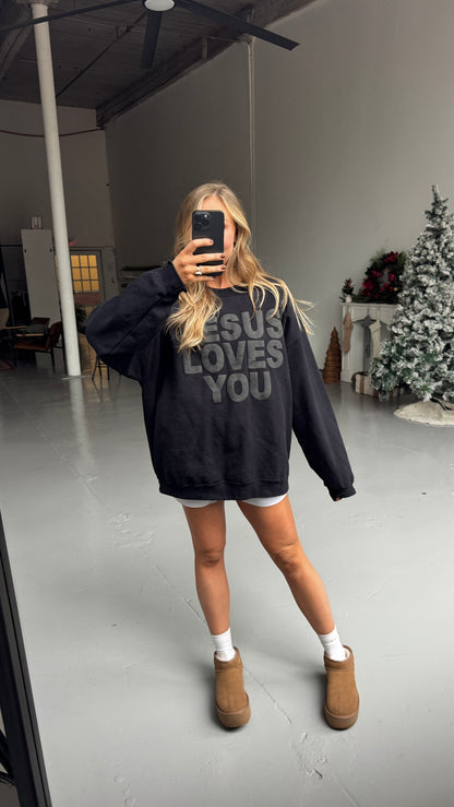 JLY Black on Black Pullover