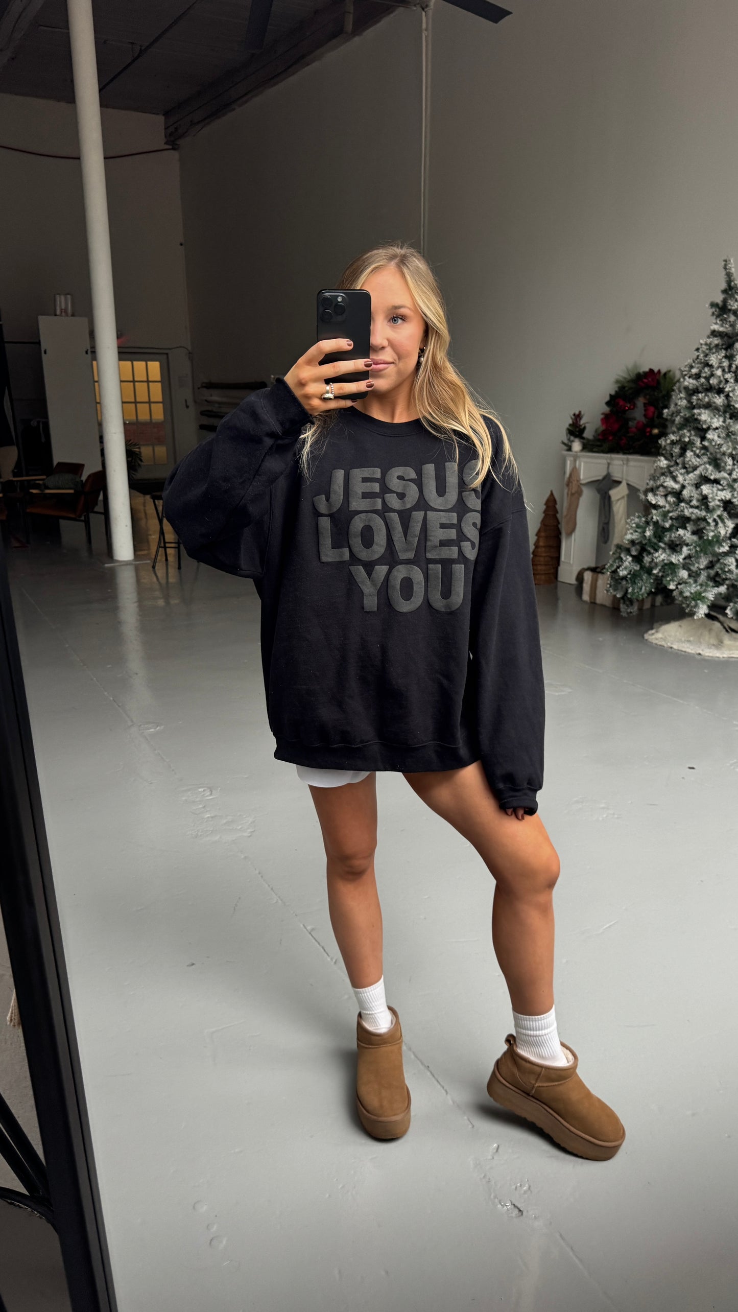 JLY Black on Black Pullover