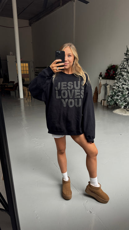 JLY Black on Black Pullover