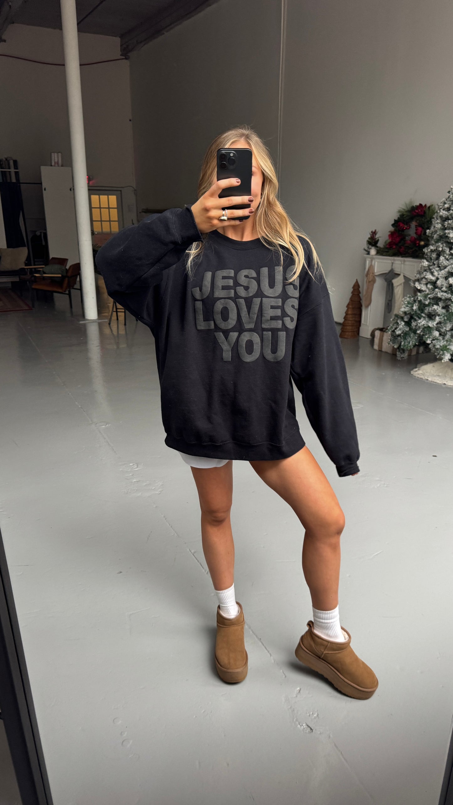 JLY Black on Black Pullover