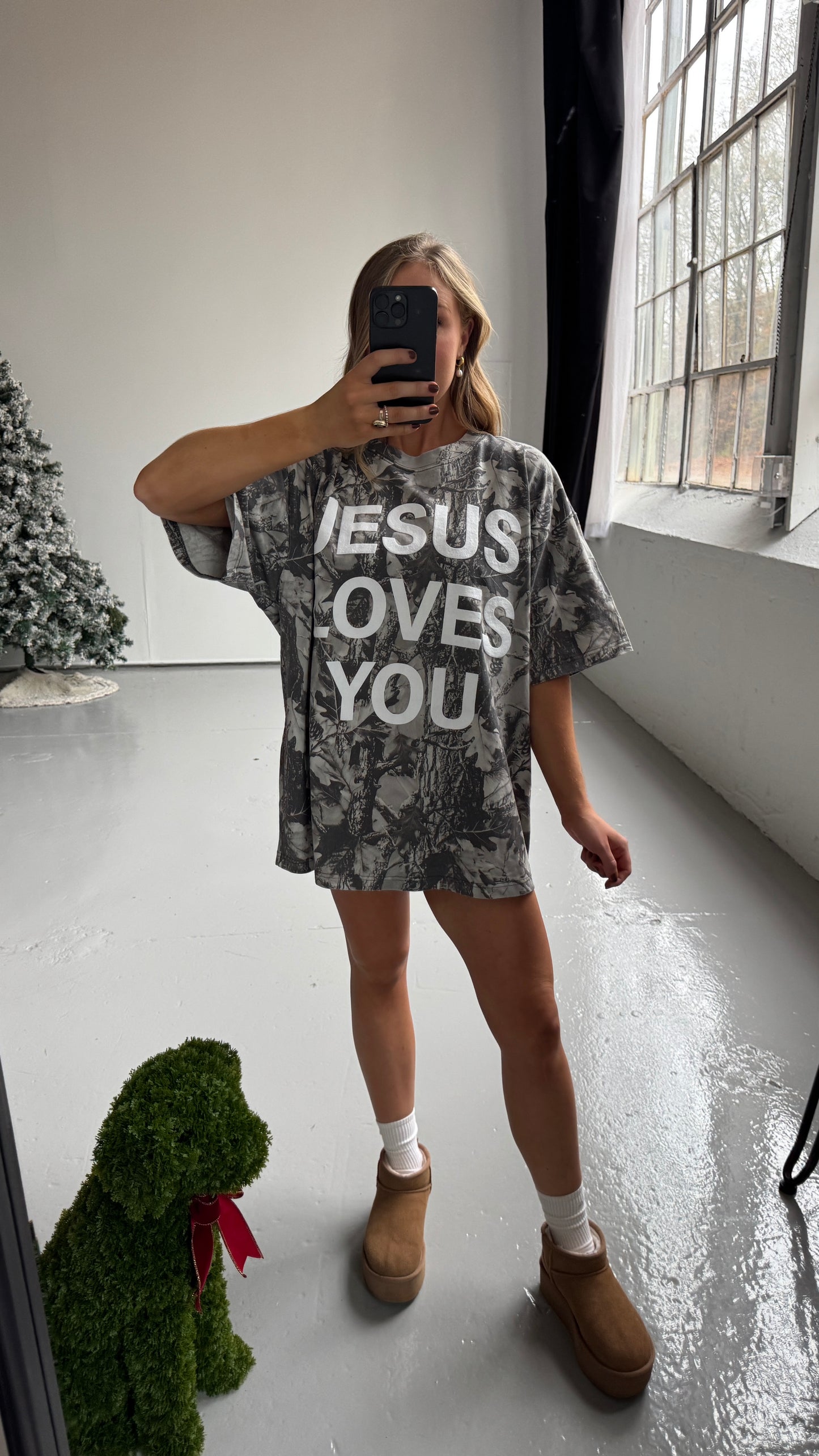 Snow Camo JLY Cotton Collective Tee