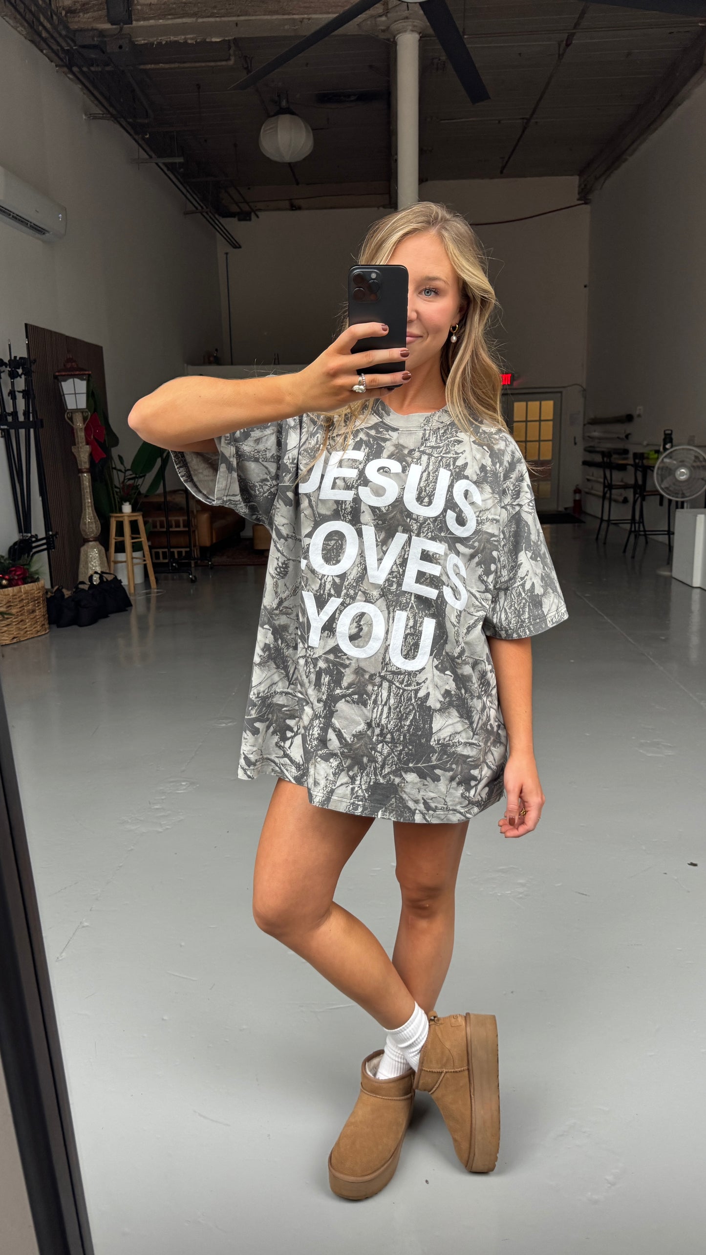 Snow Camo JLY Cotton Collective Tee