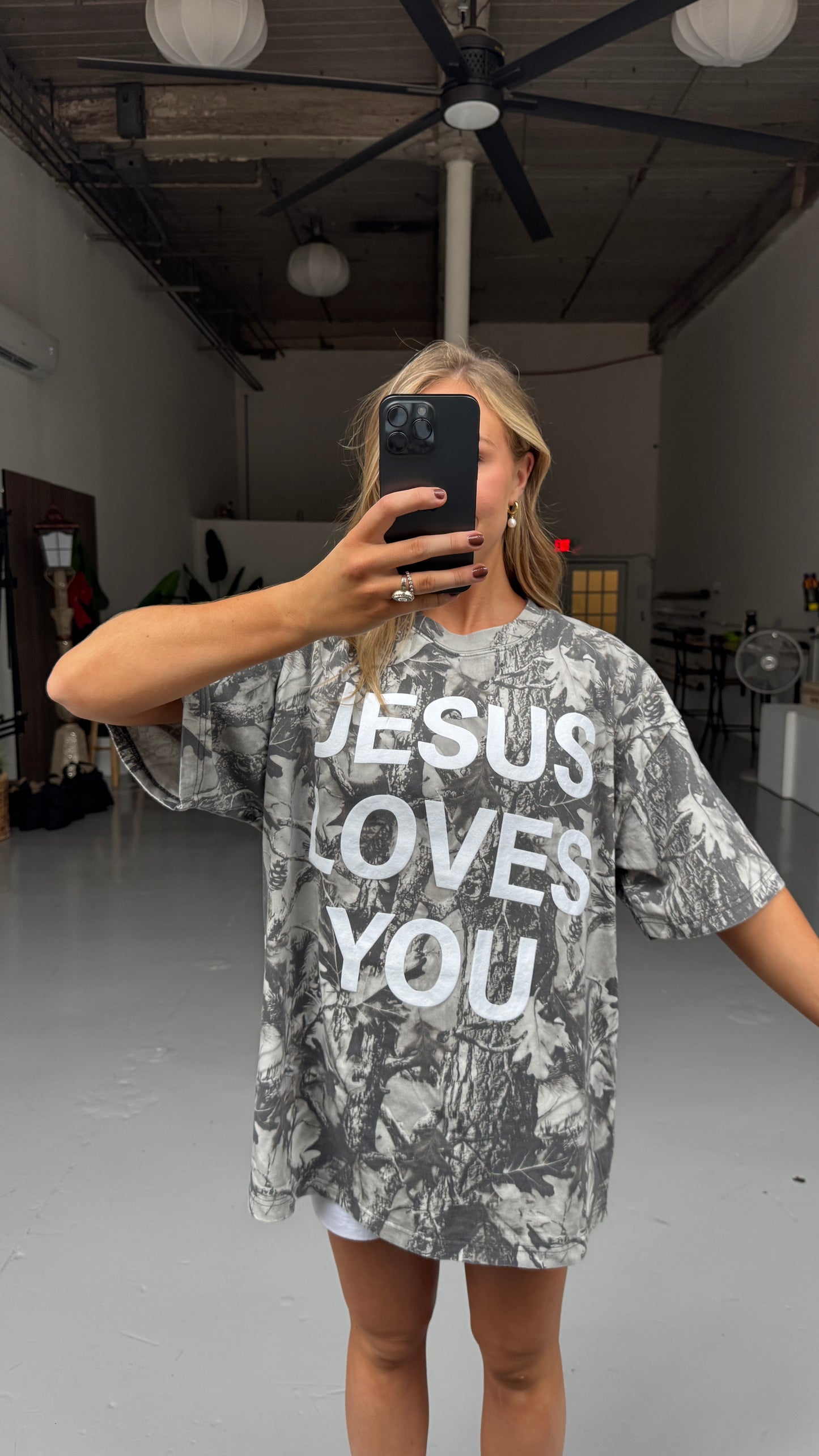 Snow Camo JLY Cotton Collective Tee