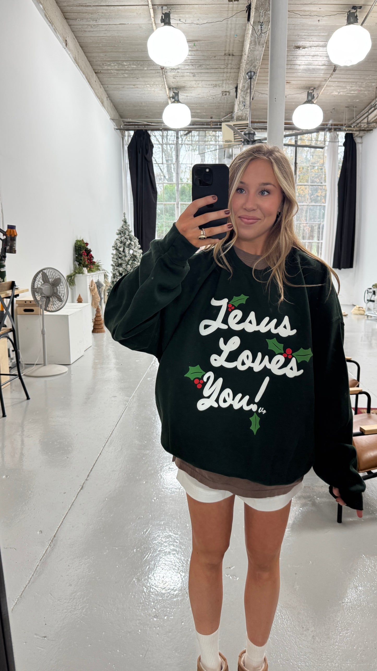 Christmas Holly Multicolor JLY Pullover