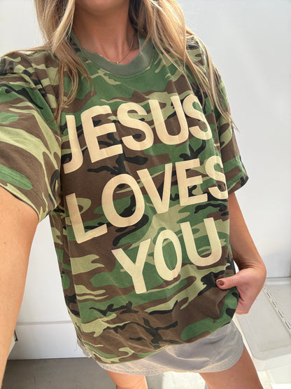 Army Camo JLY Cotton Collective Tee