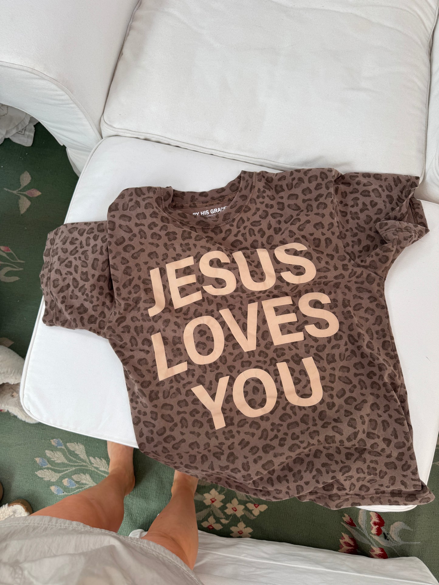 Leopard Print JLY Cotton Collective Tee