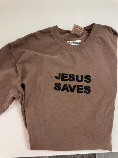 OOPS! Jesus Saves Comfort Colors Tee - L