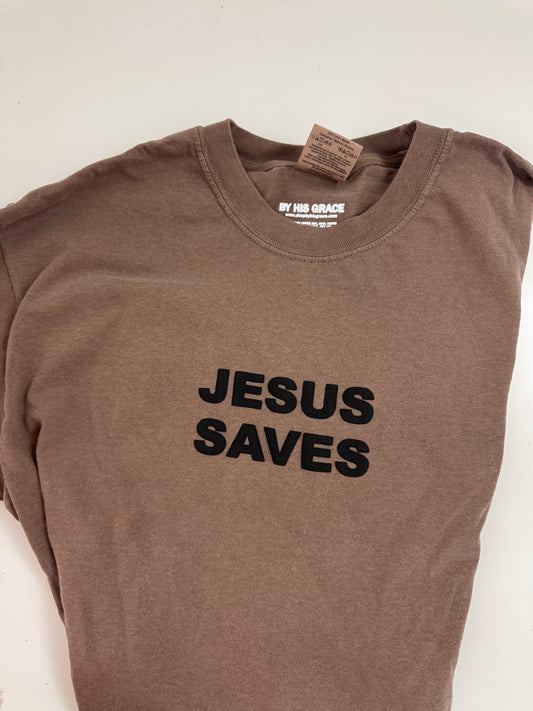 OOPS! Jesus Saves Comfort Colors Tee - L