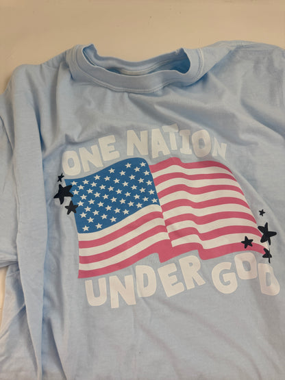 OOPS! One Nation Under God Comfort Colors Tee - XL