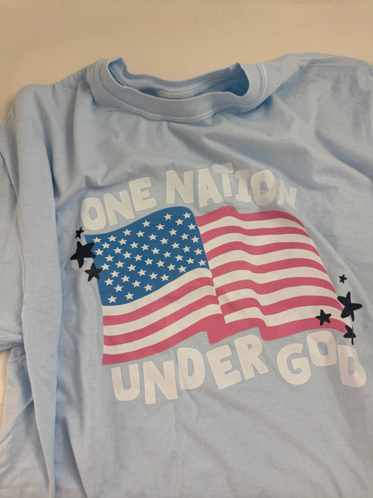 OOPS! One Nation Under God Comfort Colors Tee - XL