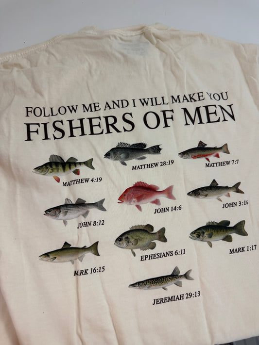 OOPS! Fishers of Men Comfort Colors Pocket Tee - M
