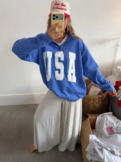 USA Quarter-Zip Pullover