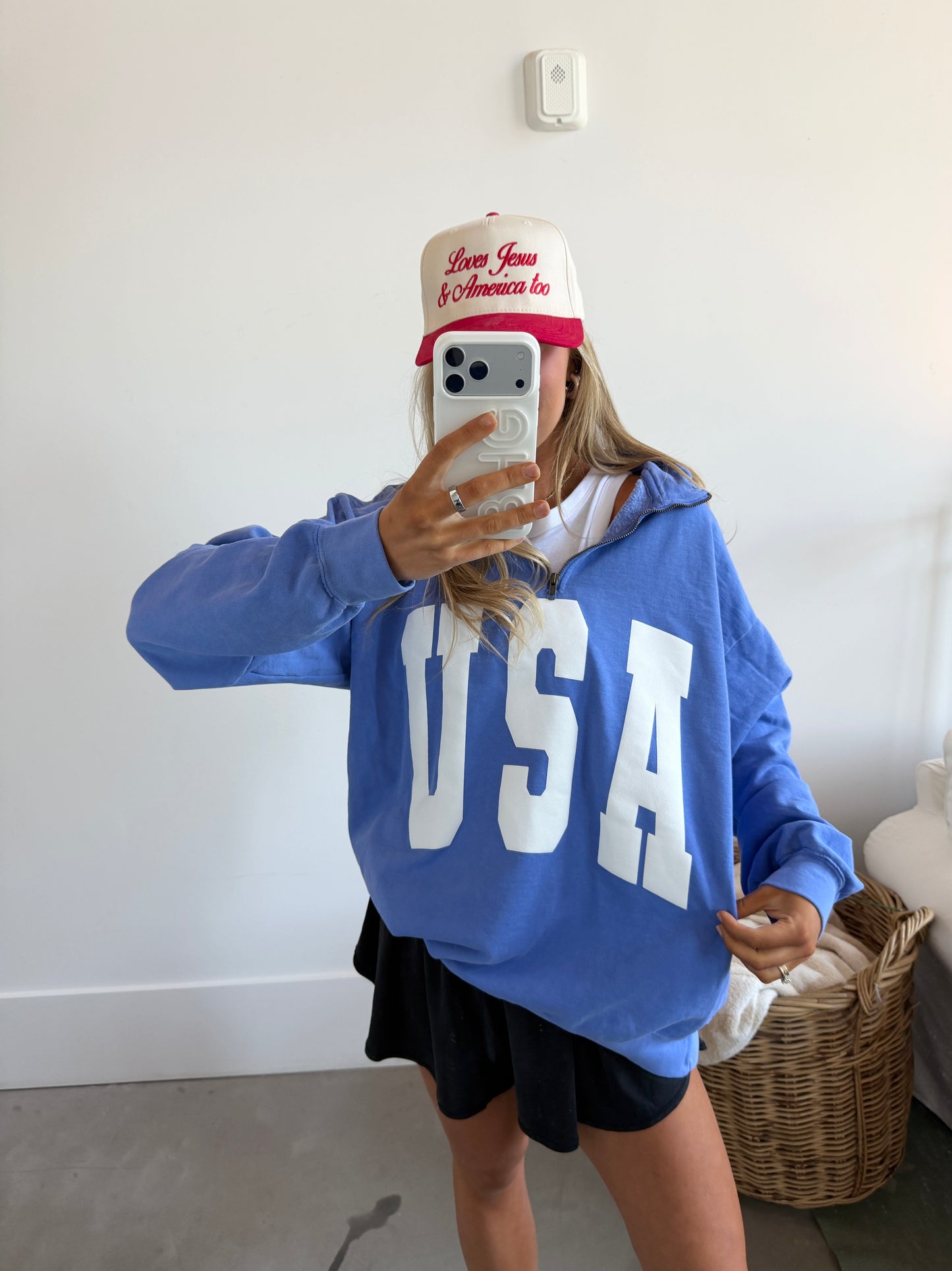 USA Quarter-Zip Pullover