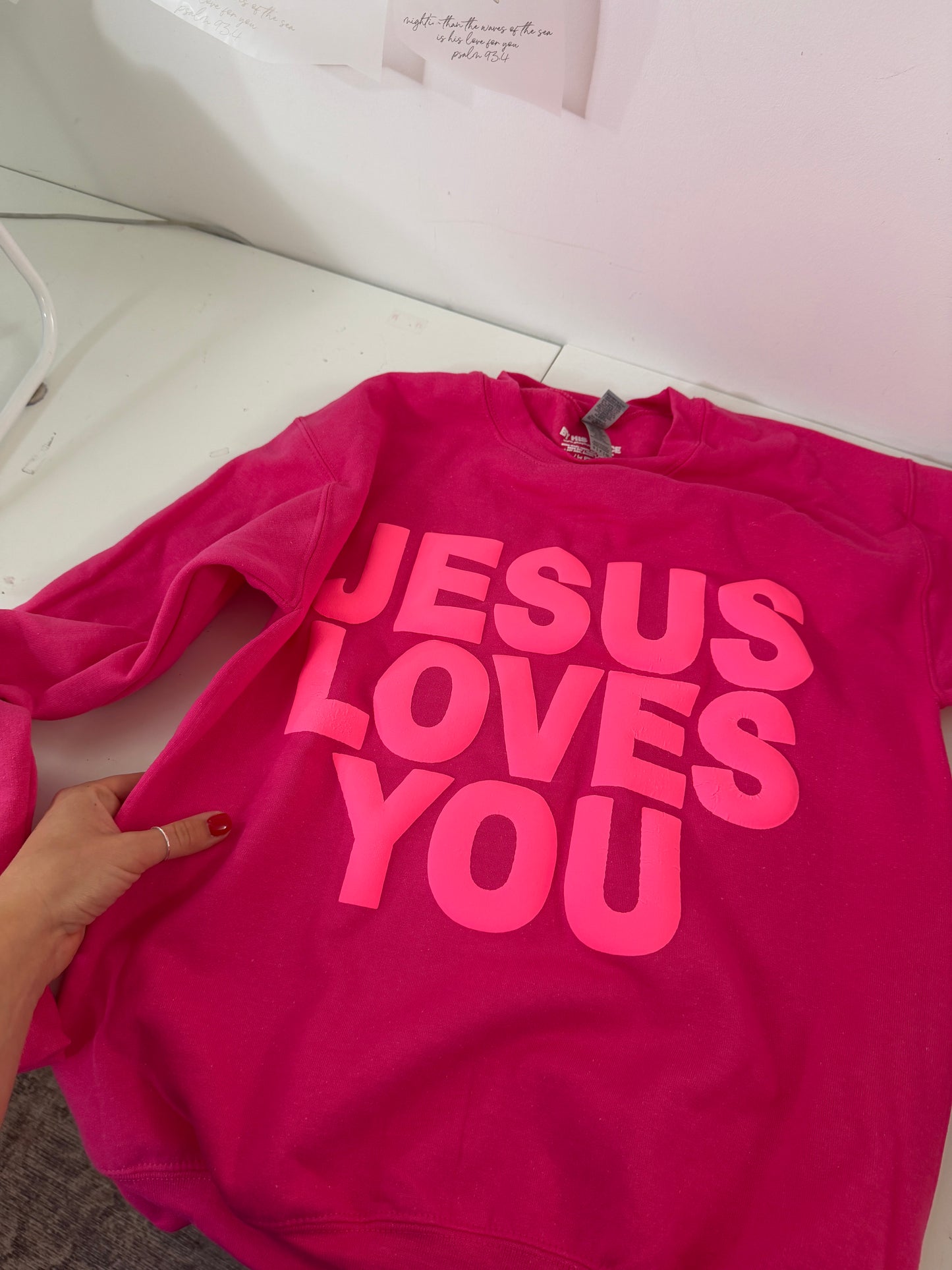 OOPS! Pink on Pink JLY Pullover - S