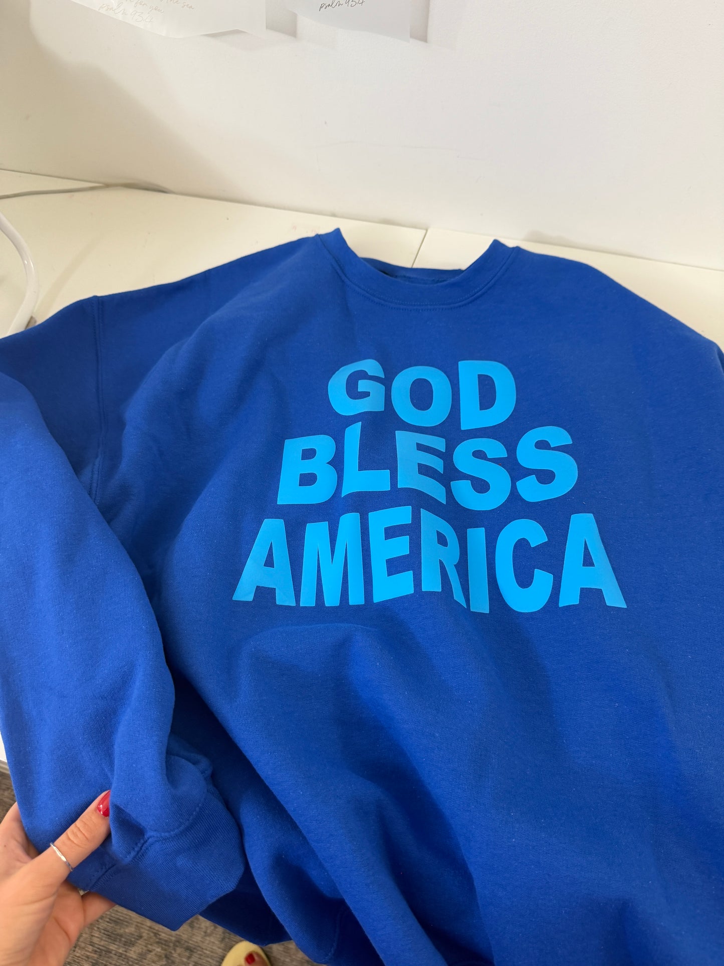 OOPS! God Bless America Sweatshirt - XL
