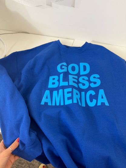 OOPS! God Bless America Sweatshirt - XL