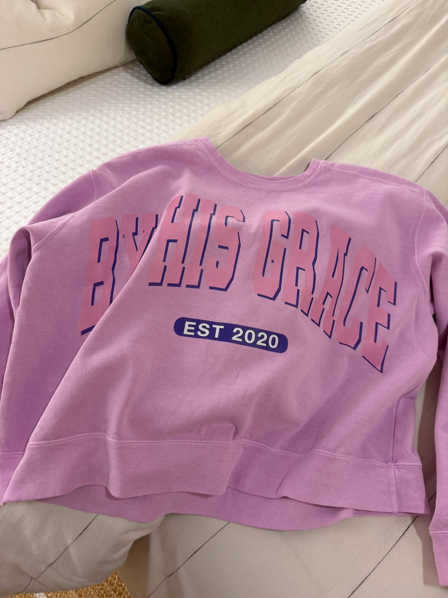 BHG Varsity Boxy Crewneck