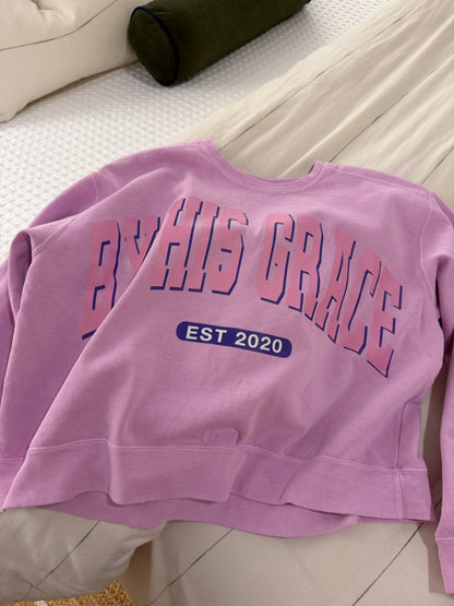 BHG Varsity Boxy Crewneck