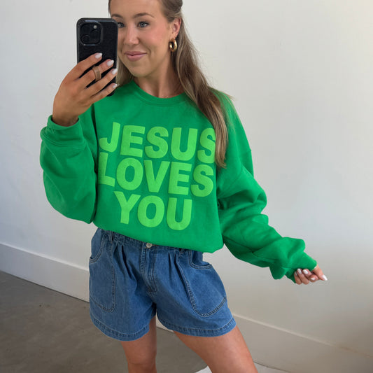 JLY Green on Green Pullover