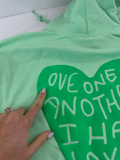 OOPS! Love One Another Hoodies