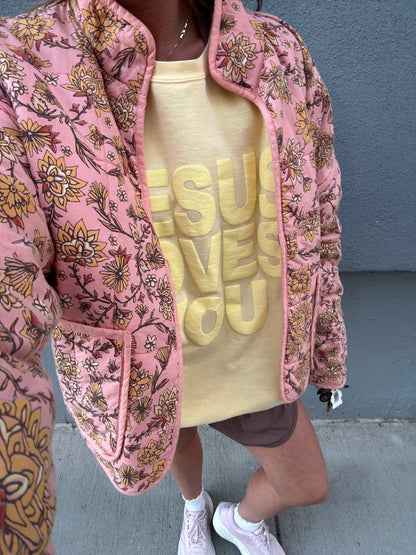 Butter JLY Comfort Colors Crewneck