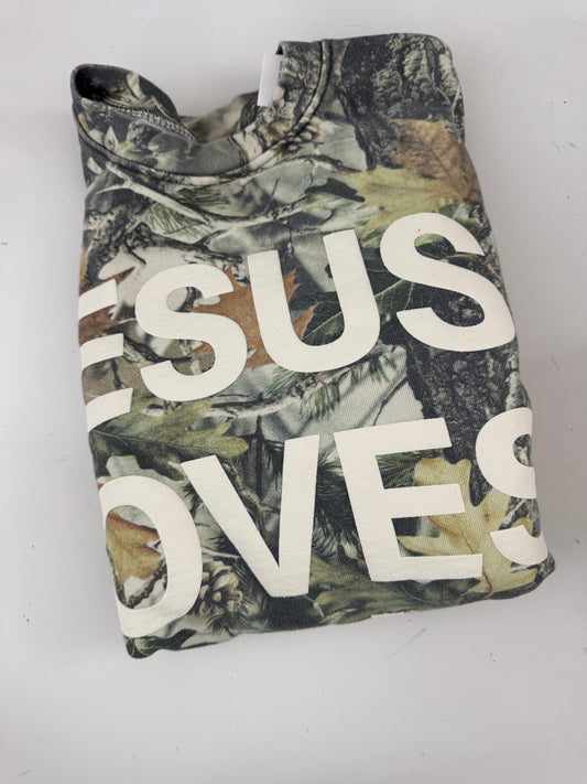 OOPS! Vintage Camo JLY Pullover - Large