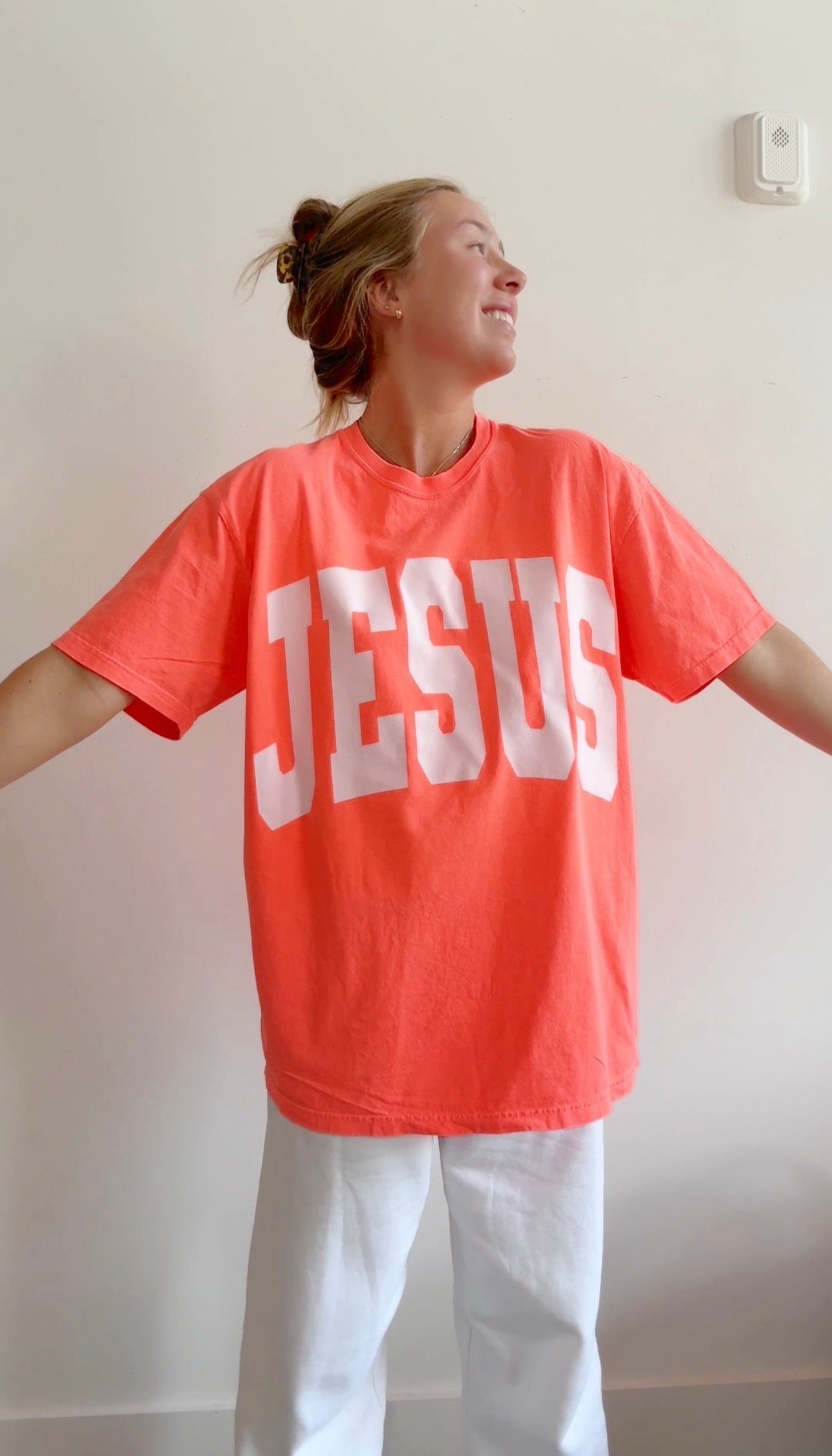 JESUS Neon Orange Tee