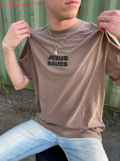 Jesus Saves Comfort Color Tee