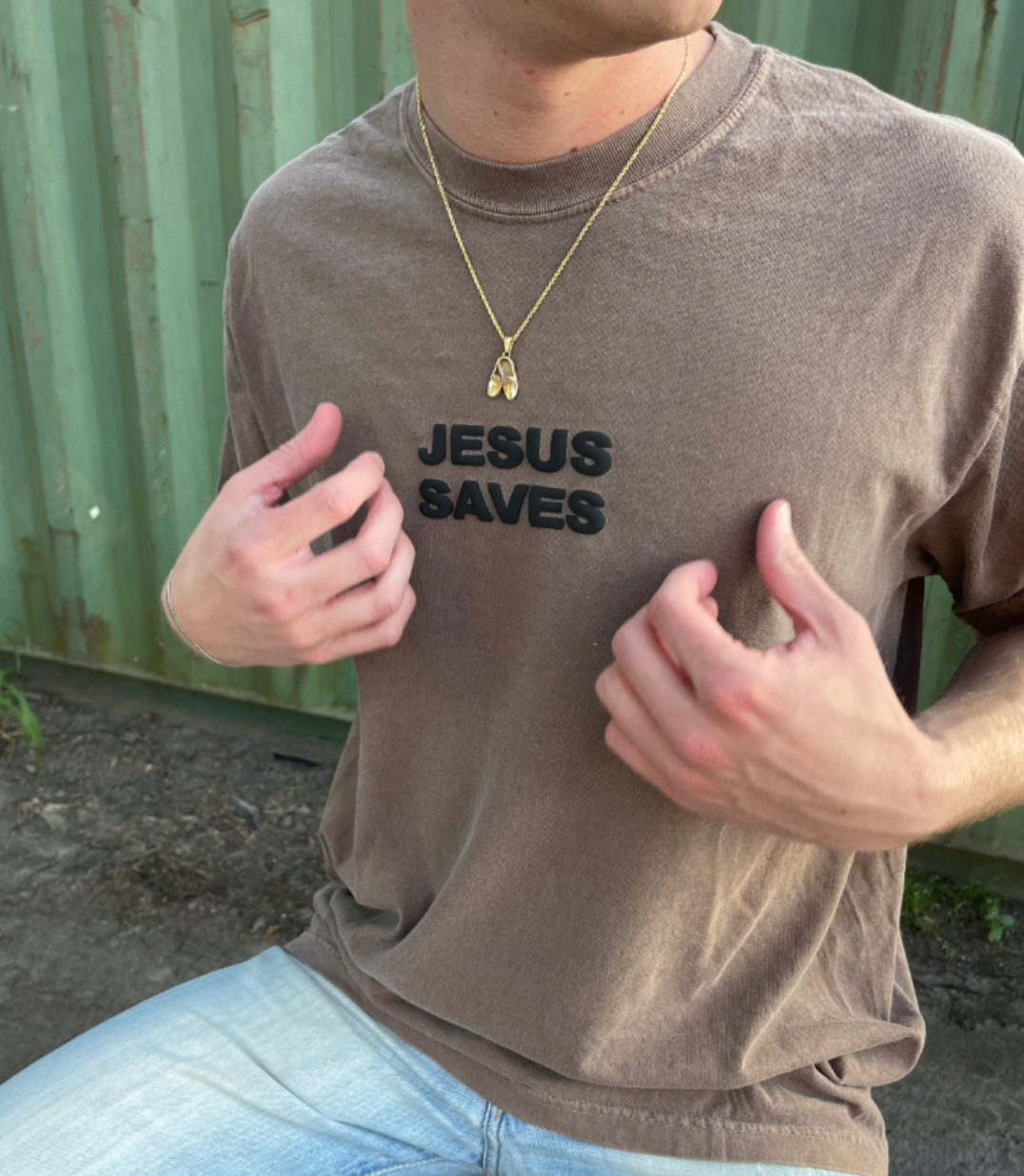 Jesus Saves Comfort Color Tee