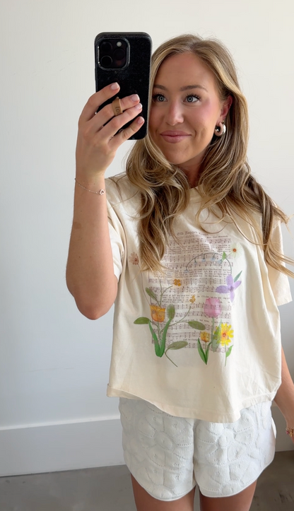 The Old Rugged Cross Hymn Women's Boxy Tee