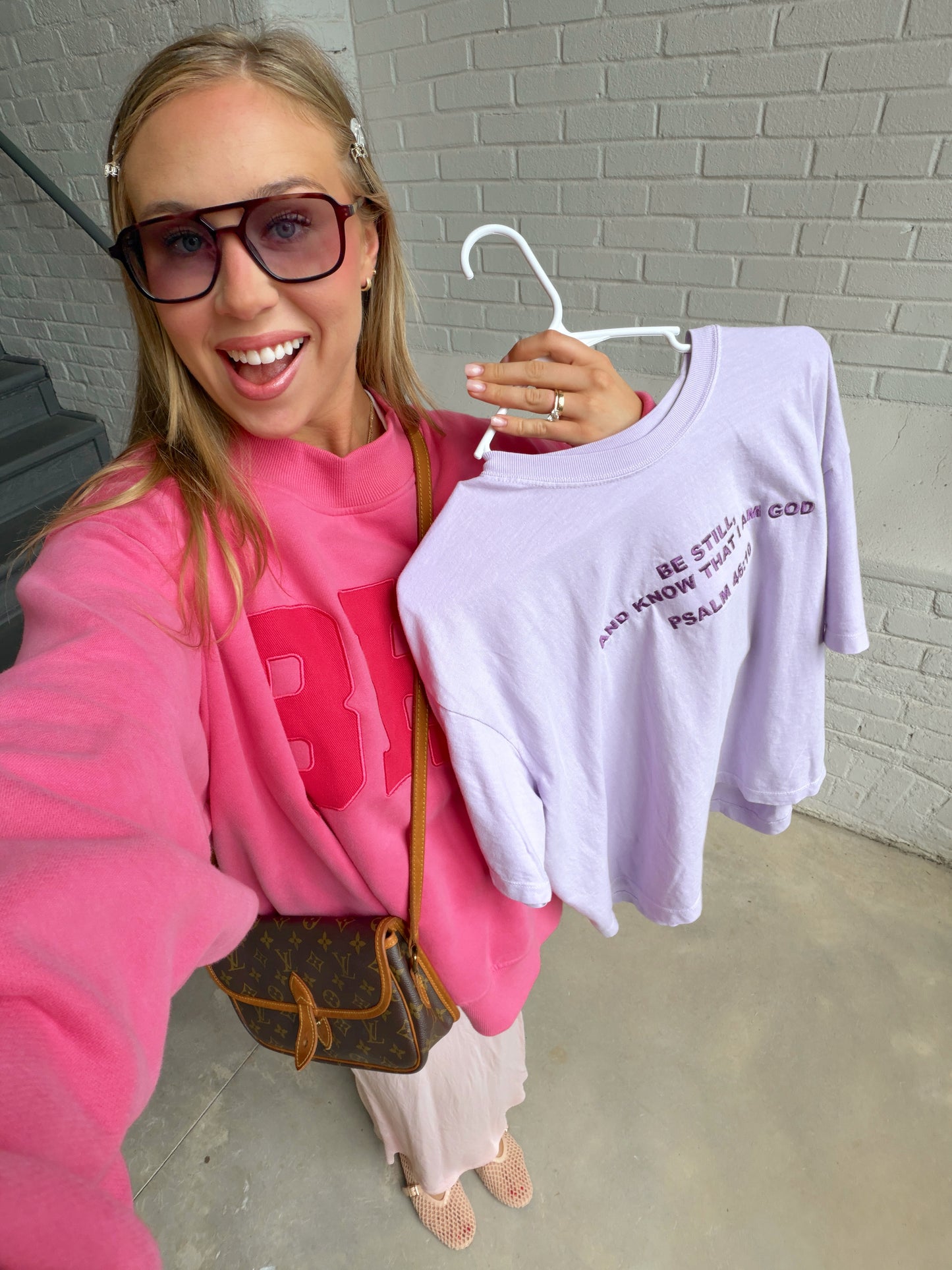 BHG Pink Mockneck
