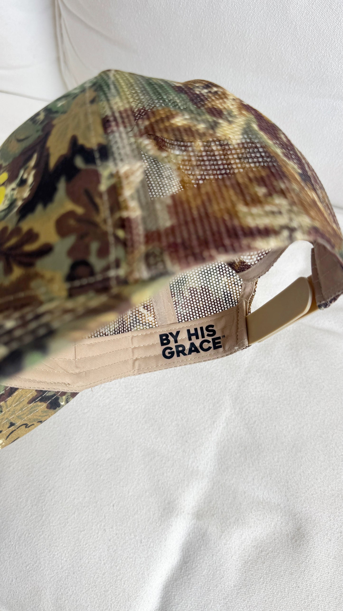 Jesus Saves Vintage Camo Trucker Hat
